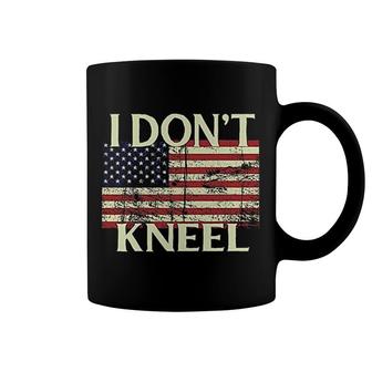 Patriot Apparel I Dont Kneel Patriotic Coffee Mug | Mazezy