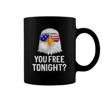 Patriotic American Bald Eagle You Free Tonight Coffee Mug | Mazezy