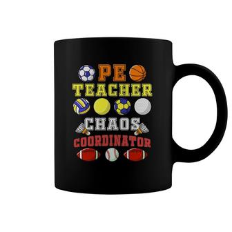 Pe Teacher Chaos Coordinator Physical Education Coffee Mug | Mazezy