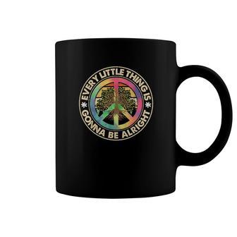 Peace Every Little Thing Is Gonna Be Alright Coffee Mug | Mazezy