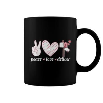 Peace Love Deliver Postal Worker Ballot Voting By Mail Coffee Mug - Thegiftio UK
