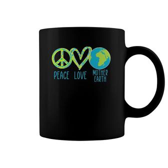 Peace Love Mother Earth Tie Dye Save The Planet Earth Day Coffee Mug | Mazezy