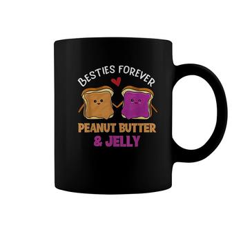 Peanut Butter Jelly Besties Forever Best Friend Girlfriend Coffee Mug - Seseable