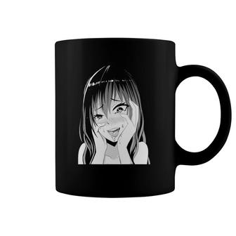 Perfect Pretty And Shy Japanese Manga Girl Coffee Mug | Mazezy