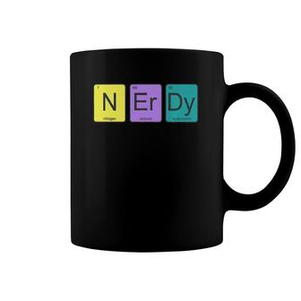 Periodic Table Of Elements N-Er-Dy Science Nerd Graphic Coffee Mug | Mazezy DE