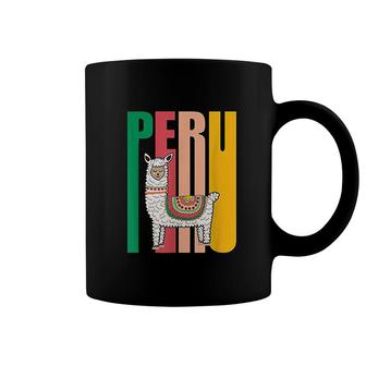 Peru Alpaca Graphic Peruvian Llama Coffee Mug | Mazezy
