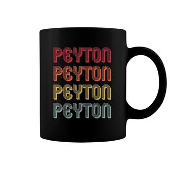 Peyton Gift Name Personalized Funny Retro Vintage Birthday Coffee Mug | Mazezy CA