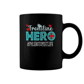 Phlebotomist Frontline Hero Essential Workers Appreciation Coffee Mug | Mazezy