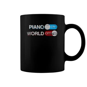 Piano Mode On World Mode Off Coffee Mug | Mazezy