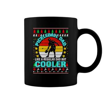 Pickleball Dad Like A Regular Dad But Cooler Ugly Christmas Coffee Mug | Mazezy