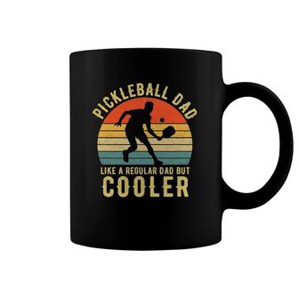 Pickleball Dad The Dinkfather Vintage Sport Dad Father's Day Coffee Mug | Mazezy