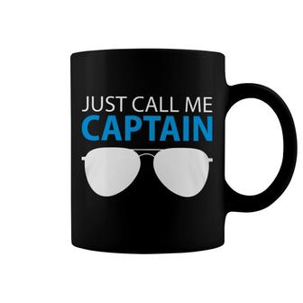 Pilot Just Call Me Captain Coffee Mug | Mazezy