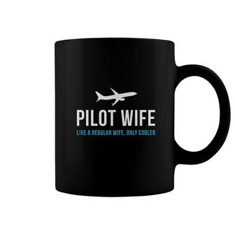 Pilot Wife Funny Cute Airplane Coffee Mug | Mazezy