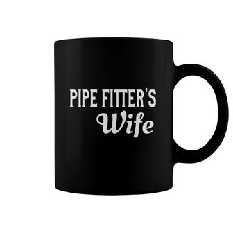 Pipefitters Wife Proud Woman Pipefitting Coffee Mug | Mazezy