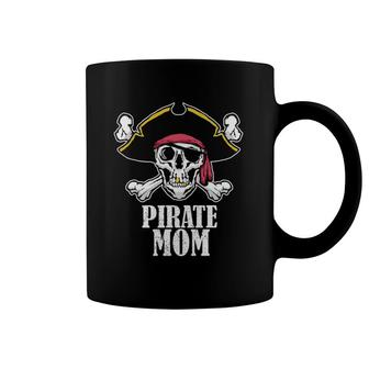 Pirate Mom Jolly Roger Flag Pirate Costume Coffee Mug | Mazezy