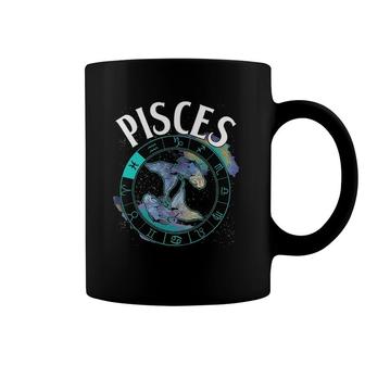 Pisces Zodiac Sign Astrology Gift Coffee Mug | Mazezy
