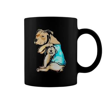 Pit Bull - I Love Mom Tattoo Mother's Day Gift Coffee Mug | Mazezy