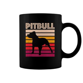 Pitbull Lover Retro Dog Mom Dad Gift Vintage Pitbull Owner Coffee Mug | Mazezy