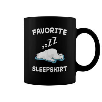Polar Bear Bears Nap Sleeping Sleep Pajama Nightgown Coffee Mug | Mazezy