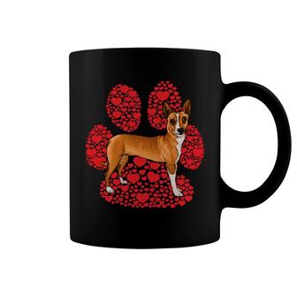 Portuguese Podengo Pequeno Valentines Day Dog Love Paw Coffee Mug | Mazezy