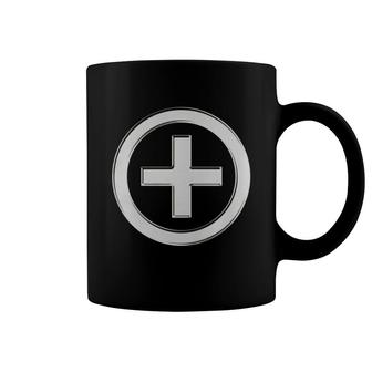 Positive Energy Symbol, Silver, Digital, T-shirt Coffee Mug - Thegiftio UK