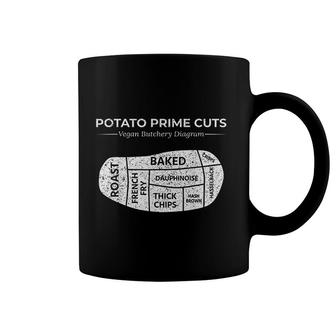 Potato Prime Cuts Funny Vegan Gift Coffee Mug | Mazezy