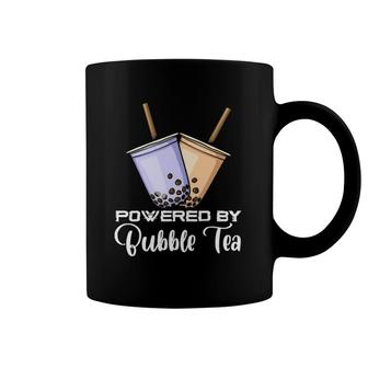 Powered By Bubble Tea Boba Tapioca Pearl Drink Cold Milk Tea Coffee Mug | Mazezy