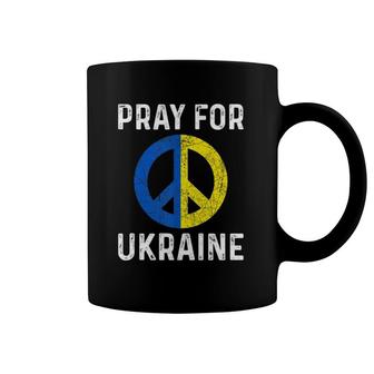 Pray For Ukraine Support Ukraine I Stand With Ukraine Tank Top Coffee Mug | Mazezy