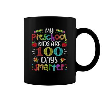Preschool Teacher 100 Days Smarter 100Th Day Of School Gift Coffee Mug | Mazezy