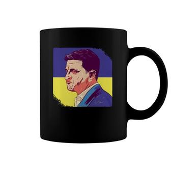 President Zelensky Ukrainian President Supporting Ukraine Coffee Mug | Mazezy