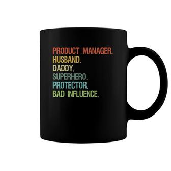 Product Manager Husband Daddy Superhero Dad Coffee Mug | Mazezy