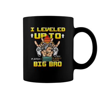 Promoted To Big Bro 2022 Leveled Up To Big Brother Est 2022 Coffee Mug | Mazezy
