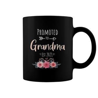 Promoted To Grandma Est 2021 Coffee Mug | Mazezy