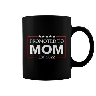 Promoted To Mom Est 2022 New Mom Mama Mother Christmas Coffee Mug | Mazezy
