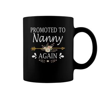 Promoted To Nanny Again Mothers Day Gifts Coffee Mug | Mazezy UK