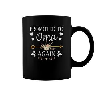 Promoted To Oma Again Mothers Day Gifts Coffee Mug | Mazezy