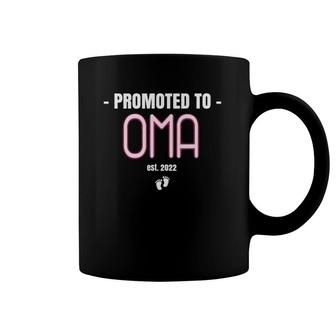 Promoted To Oma Expecting Pregnancy Gifts German Grandma Coffee Mug | Mazezy