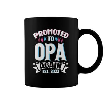 Promoted To Opa Again 2022 Soon To Be Opa Again Coffee Mug | Mazezy