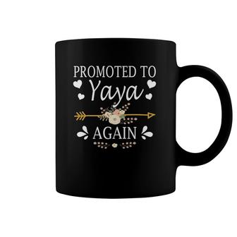 Promoted To Yaya Again Mother's Day Gifts Coffee Mug | Mazezy AU