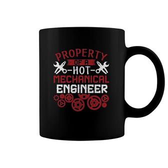 Property Of Hot Mechanical Engineer Coffee Mug | Mazezy