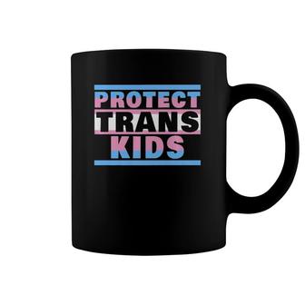 Protect Trans Kids Transgender Flag Protect Trans Kids Premium Coffee Mug | Mazezy