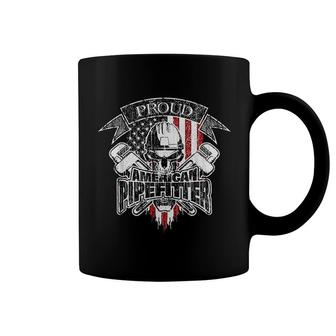 Proud American Pipefitter Coffee Mug | Mazezy