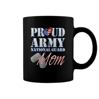 Proud Army National Guard Mom Usa Hear Mothers Day Coffee Mug | Mazezy