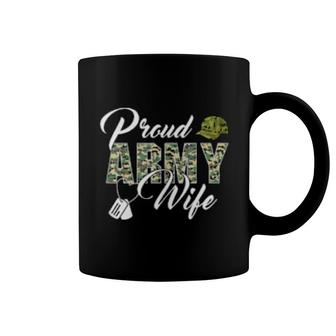 Proud Army Wife Of Us Military Soldier Coffee Mug | Mazezy
