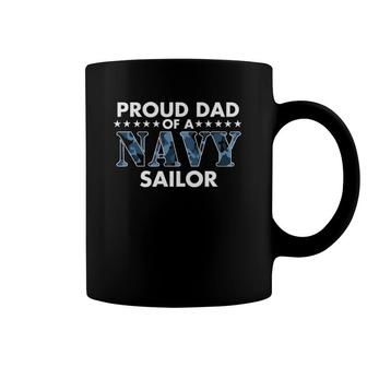 Proud Dad Of A Navy Sailor Coffee Mug | Mazezy