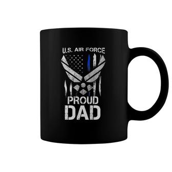 Proud Dad US Air Force Stars Air Force Family Party Gift Coffee Mug | Mazezy
