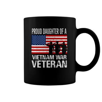 Proud Daughter Vietnam War Veteran For Matching With Dad Vet Coffee Mug | Mazezy