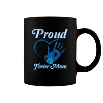Proud Foster Mom Family National Foster Care Month Coffee Mug | Mazezy DE
