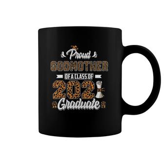 Proud Godmother Of A Class Of 2021 Graduate Senior Leopard Coffee Mug | Mazezy