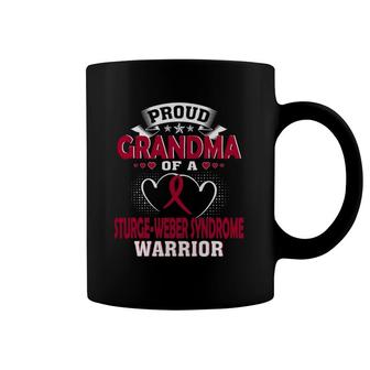 Proud Grandma Of A Sturge-Weber Syndrome Warrior Coffee Mug | Mazezy